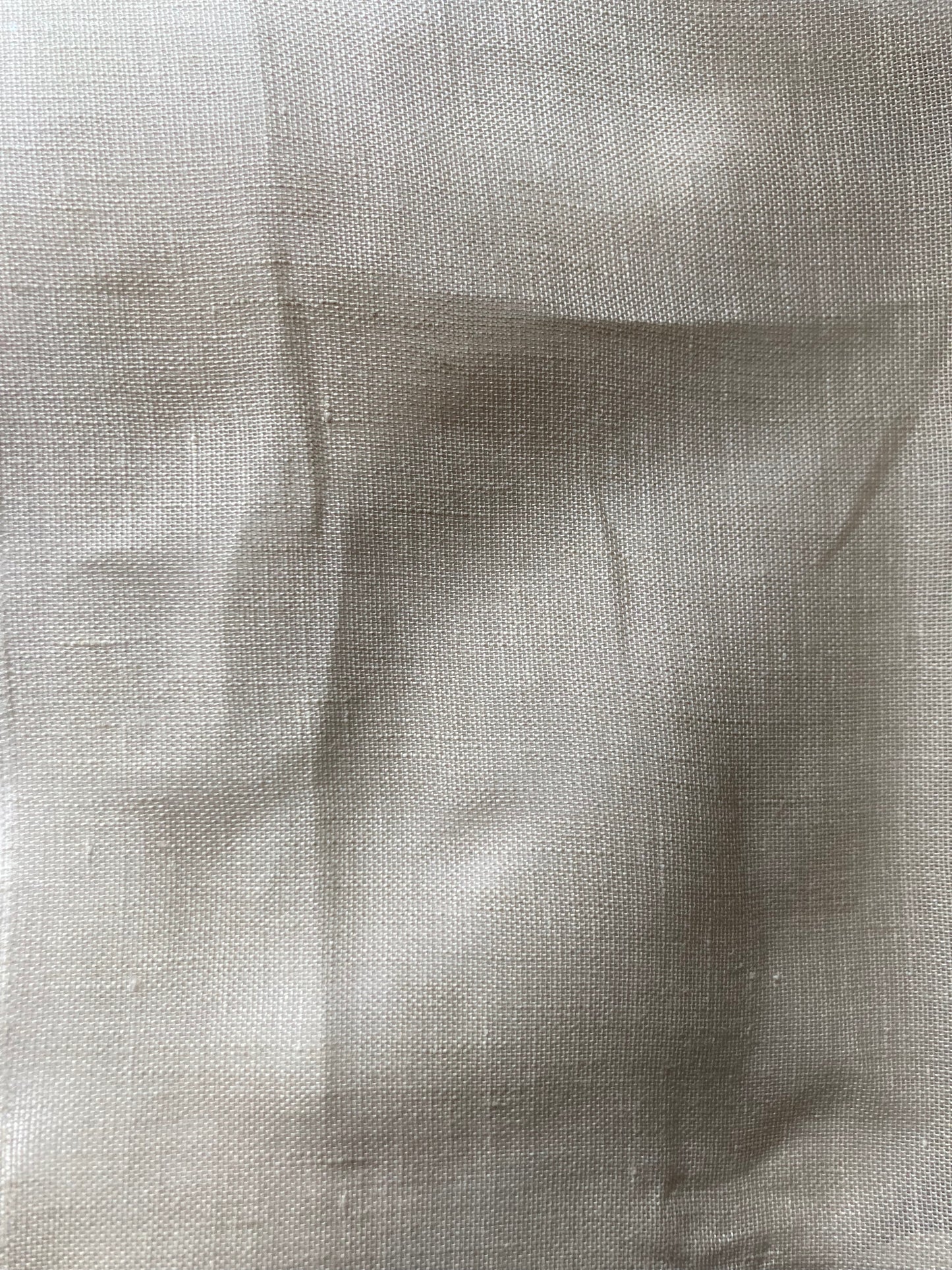 Linen Sheer fabric which allows light to filter through.
