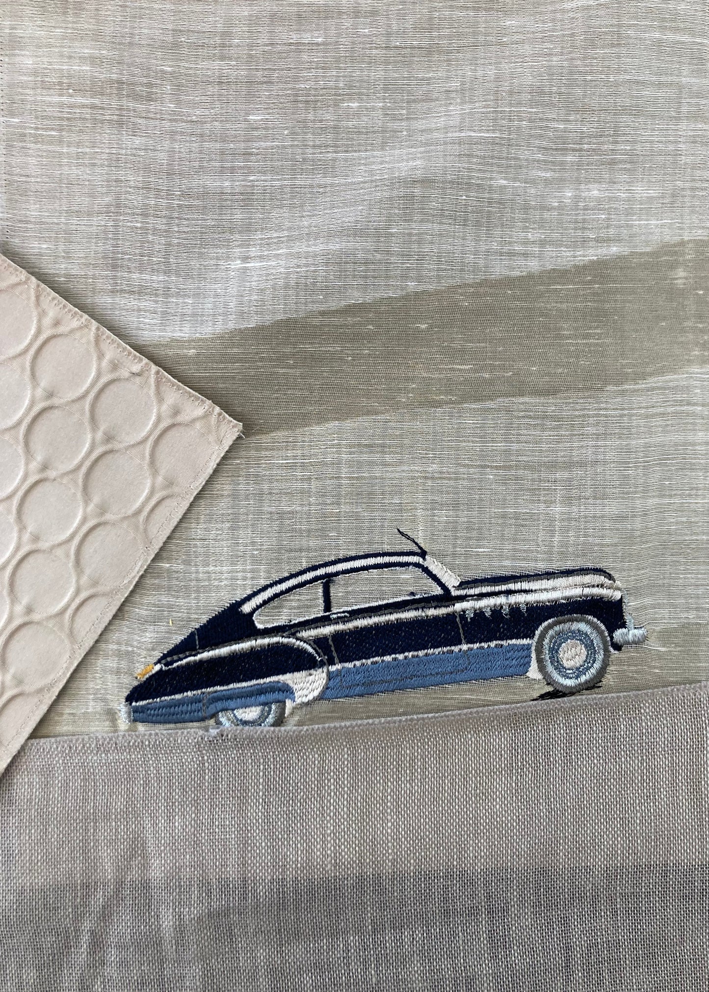 Curtain - Motor - Blue
