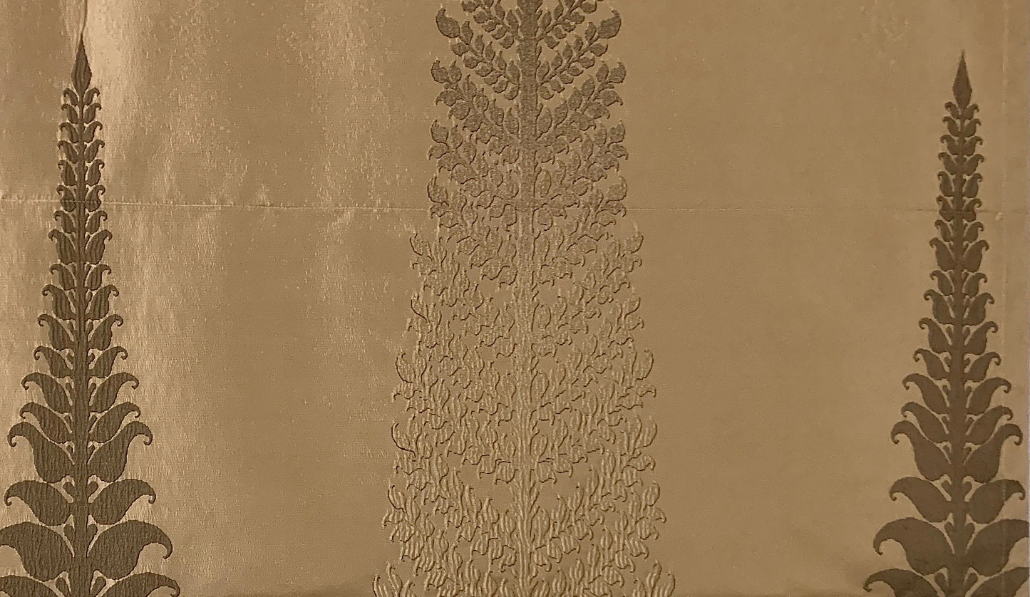 Curtain - Tree of Life Black and Gold