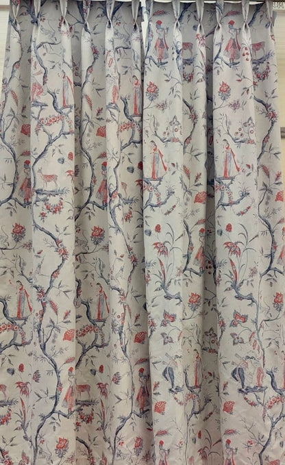 Curtain - Mughal -Red