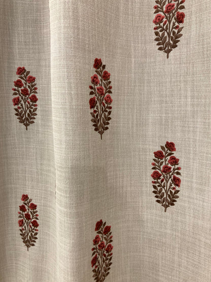 Curtain - Red Rose