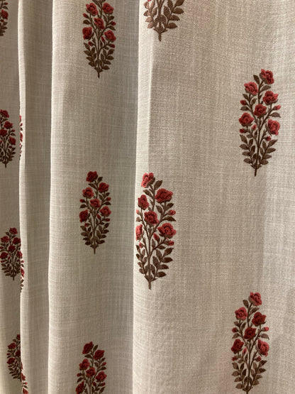 Curtain - Red Rose