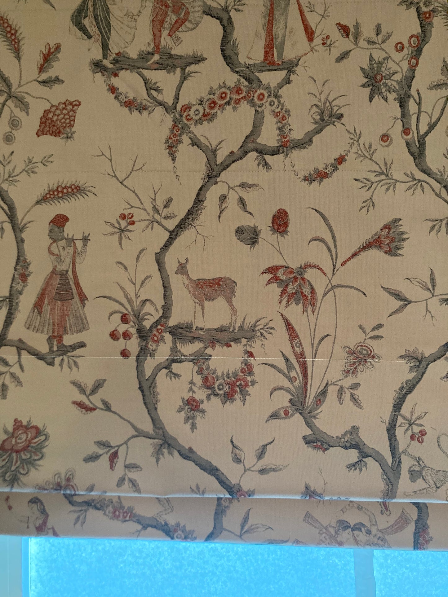 Roman Shades - Mughal Cream and Gray