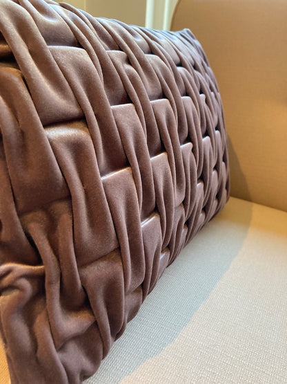 Cushion Cover Basket Weave - Taupe