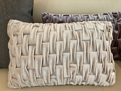 Cushion Cover Basket Weave - Cream