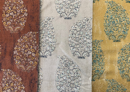 Indian motif curtains