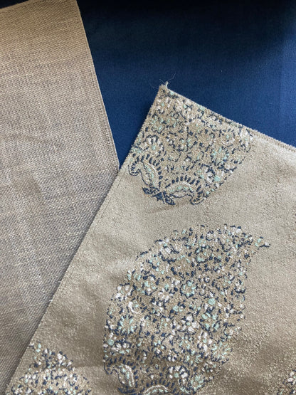 Navy Blue curtains and shades